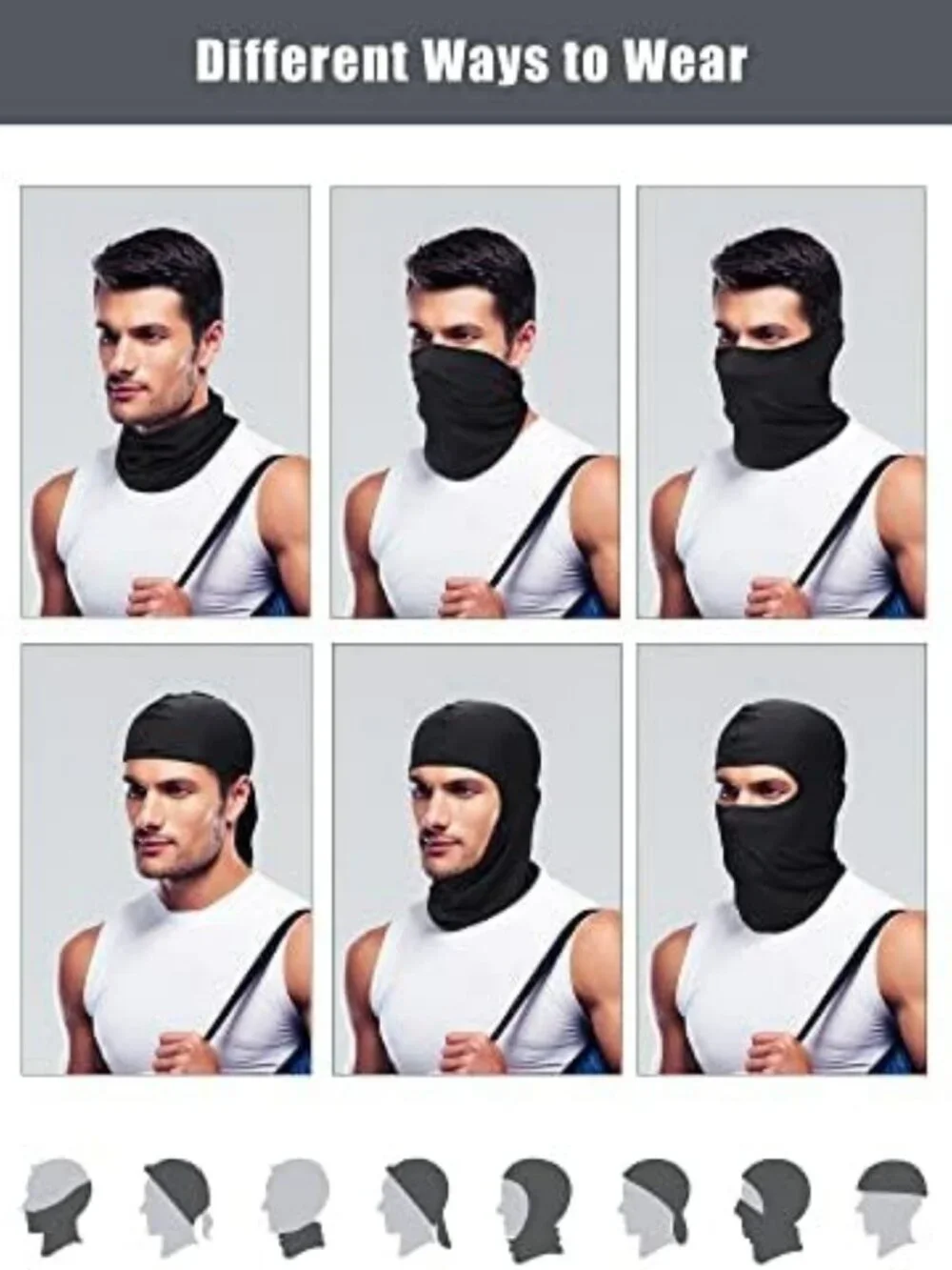 18 Pcs Balaclava Ski Mask Set | Full Face Cover, UV Protection, Winter Gear